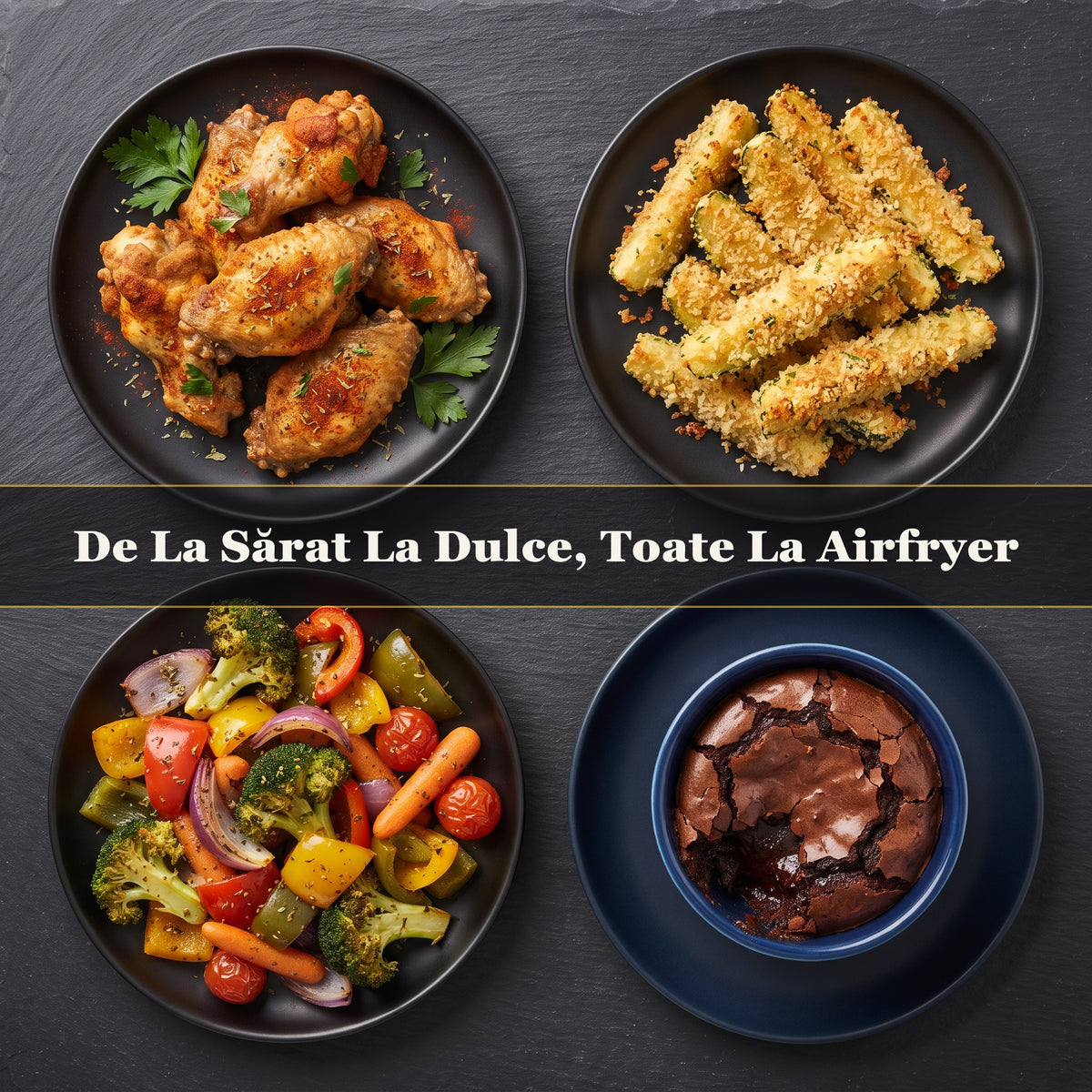 Rețete Sănătoase La Airfryer Rapid. Sănătos. Delicios. (E-book)